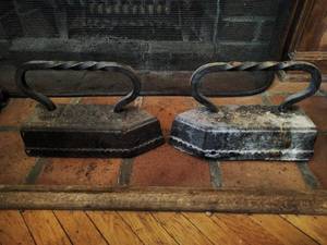 lot 124 image: Two Antique Irons