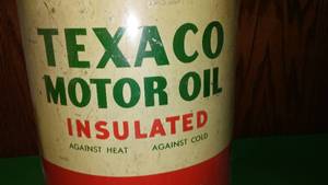 lot 127 image: Texaco 5 Quart Can.