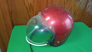 lot 166 image: Vintage MotorcycleSnowmobile Helmet.