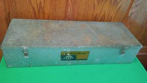 lot 169 image: Metal Toolbox and Contents by Stanley.