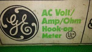 lot 170 image: G.E. Volt, Amp, Ohm Meter in a Box.