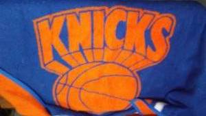 lot 218 image: Vintage NY Knicks Stadium Blanket.