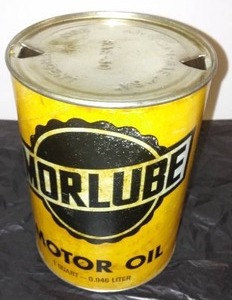 lot 226 image: Morlube Motor Oil Quart Can