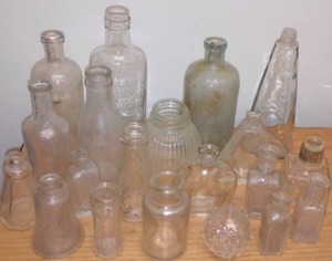 lot 300 image: Glass Bottles (20) Perfume, Liquor and more.