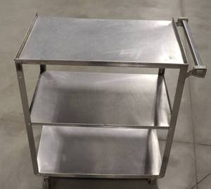 Rolling Stainless Cart.