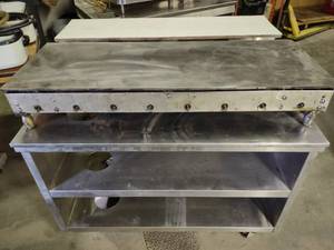 lot 3 image: LP Gas Griddle, 48 x 18