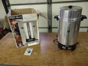lot 35 image: Westbend 100 Cup Coffee Maker...