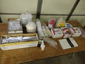 lot 47 image: Assorted Paper Goods & Misc. with T...