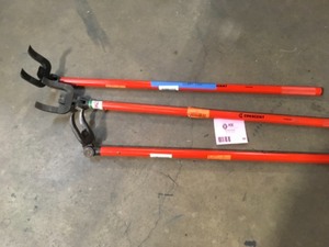 lot 50 image: Lot of 3 Crescent 44 in. Indexing Deck Removal Bull Bar Used and Conditions See Pictures