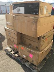lot 9 image: Pallet of  Assorted Kitchen Sink  Various Models and Conditions Customer Returns See Pictures