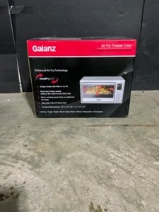 lot 11 image: Galanz 26 qt. 1800-Watt Stainless Steel 6-Slice with Air Fry Digital Toaster Oven. See Pictures