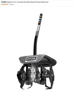 lot 23 image: RYOBI Expand-It 10 in. Universal Cultivator String Trimmer Attachment. See Pictures