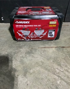 lot 42 image: Husky Mechanics Tool Set (230-Piece). See Pictures