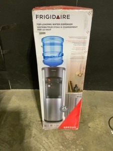 lot 43 image: Frigidaire Water CoolerDispenser in Stainless Steel. See Pictures