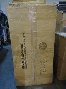 Warehouse Upholstered Fabric Side Chair set of 2 303-C2501S
