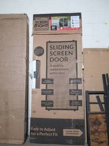 Screen Tight Sliding screen door 30 wide x 77 38 - 78 12 - in White (sku 1005-447-900)