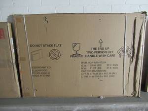 Universal Frameless Magnetic Glass Marker Board, 72 x 48, White