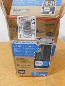 lot 105 image: InSinkErator Badger 5XL Non-corded 12-HP Continuous Feed Garbage Disposal