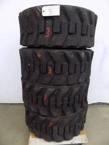 4 Skid Loader Tires Take Offs
