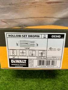 DeWalt Hollow Set Drop In 09340