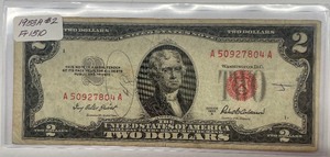 1953A $2 Federal Note - A50927804A