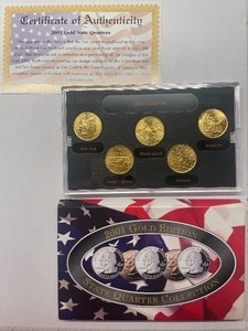 2001 Gold Edition State Quarter Collection
