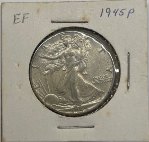 1945 Walking Liberty Half Dollar