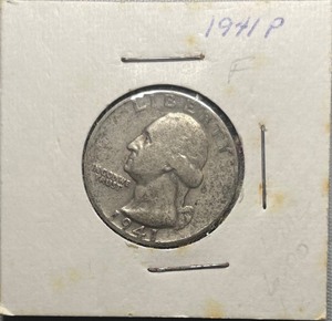 1941 Washington Silver Quarter