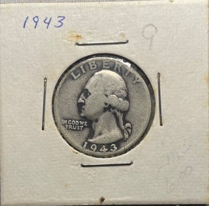 1943 Washington Silver Quarter