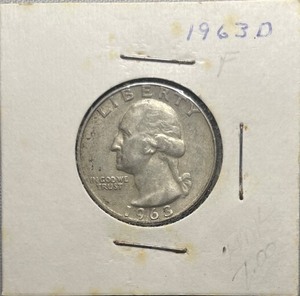 1963-D Washington Silver Quarter