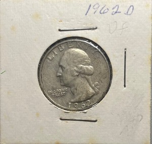 1962-D Washington Silver Quarter