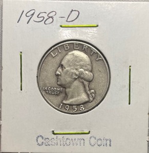 1958-D Washington Silver Quarter