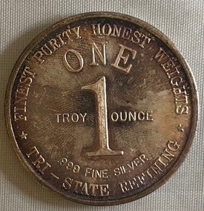 1976 - 1 Ounce Silver .999 Fine