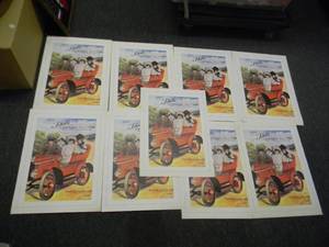 lot 32 image: 9 RARE - VINTAGE SCHELLS BEER POSTERS By H.N. Hyneman - VERY COOL - APPROX 16 By 22 - SEE PICTURES