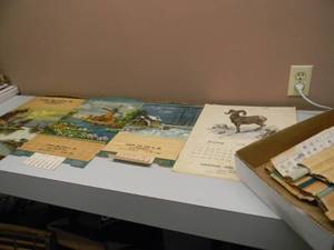 lot 46 image: VINTAGE NATIONAL WIRE CLOTH CO. INC. CALENDER COLLECTION 1950s-60s - SEE PICTURES