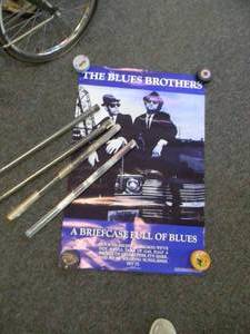 lot 65 image: VINTAGE POSTER COLLECTION - EASY RIDER, LORD OF THE RINGS 2, SHANIA TWAIN - IN ORIGINAL PACKAGE - BLUES BROTHERS - SEE PICTURES