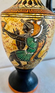 lot 92 image: Gorgeous Greek Ceramic Vessel