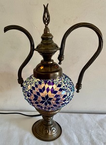 lot 74 image: Teapot Shaped Lamp from Kuwait