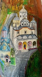 lot 68 image: Hand Painted Art by the Monks of the Osogovo Monastery in Macedonia
