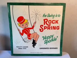 lot 12 image: Vintage Rock Spring Lithograph Poster