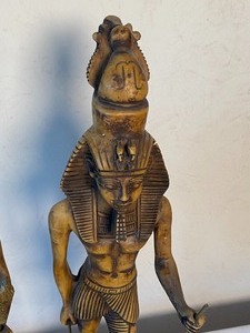 lot 151 image: Two Egyptian Figurines