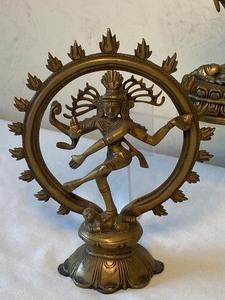 lot 27 image: Shiva Statue and Kali Statue from India