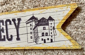 lot 209 image: Chateau DAnnecy Wooden Sign