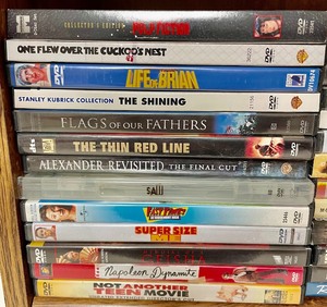 lot 202 image: Variety of DVDs