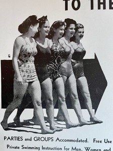 lot 154 image: Vintage Minneapolis Swimming Pool Poster