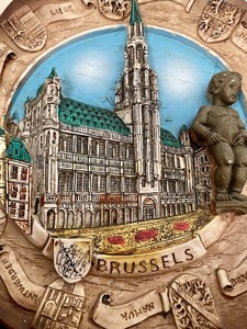 lot 173 image: Plate from Brussels, Belgium