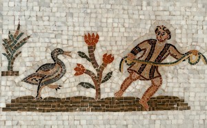lot 185 image: Mosaic from Tunisia