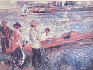 lot 224 image: Oarsmen at Chatou by Auguste Renoir Print