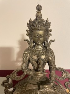 lot 229 image: White Tara from Tibet
