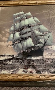 lot 238 image: Mirrored Ship Art